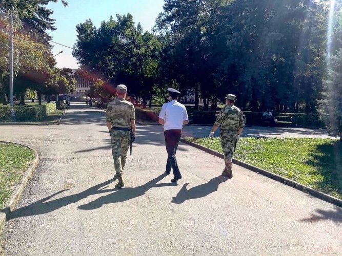 В Кабардино-Балкарии росгвардейцы обеспечили безопасность школьников в День знаний
