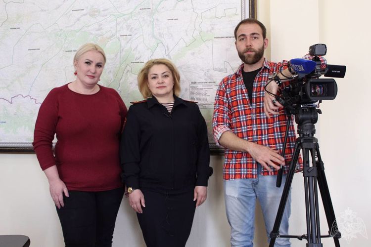 В Кабардино-Балкарии журналисты телеканала «Россия 24» посетили территориальное Управление Росгвардии