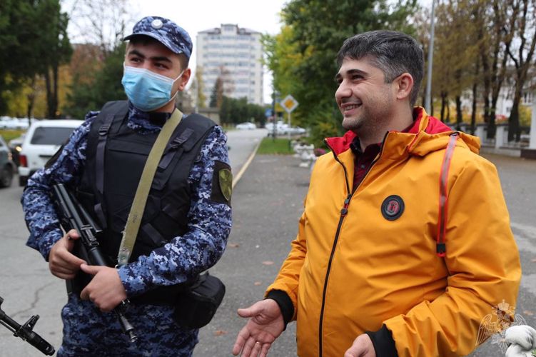 В Кабардино-Балкарии журналисты провели один день на службе с росгвардейцами