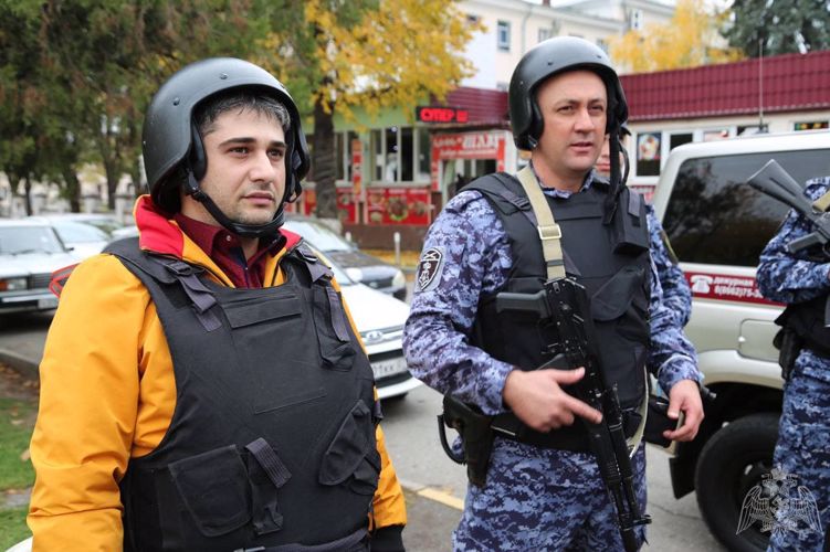 В Кабардино-Балкарии журналисты провели один день на службе с росгвардейцами
