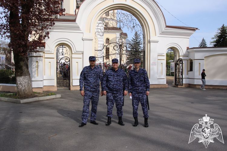 В Кабардино-Балкарии росгвардейцы обеспечили правопорядок в период пасхальных торжеств 