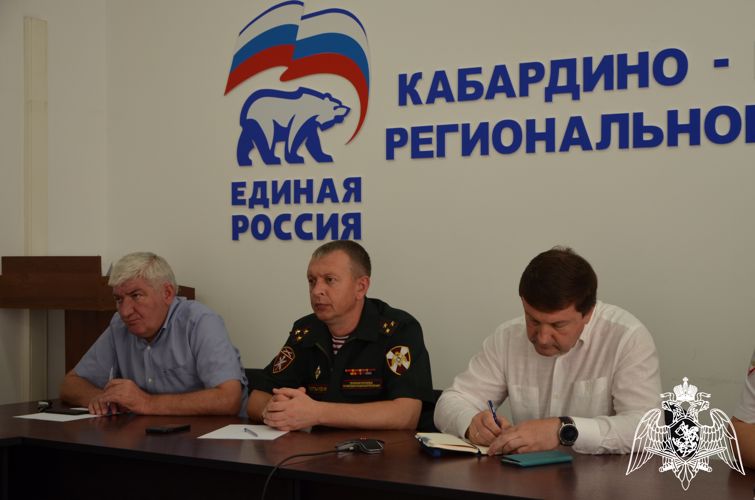 Офицер Управления Росгвардии по Кабардино-Балкарской Республике принял участие в совещании, посвященном подготовке к «Диктанту Победы»