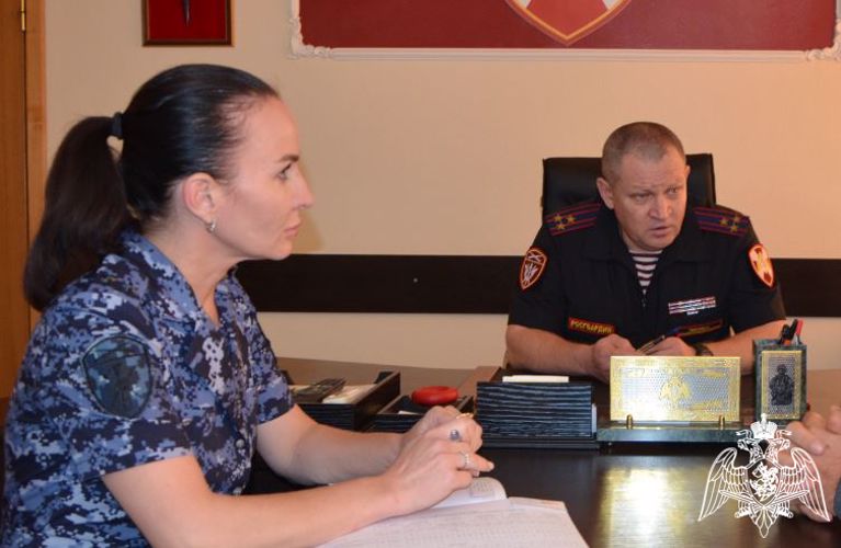 НАЧАЛЬНИК УПРАВЛЕНИЯ РОСГВАРДИИ ПО КАБАРДИНО-БАЛКАРСКОЙ РЕСПУБЛИКЕ ВСТРЕТИЛСЯ С ПРЕДСЕДАТЕЛЕМ РЕГИОНАЛЬНОГО ПОИСКОВОГО ОТРЯДА