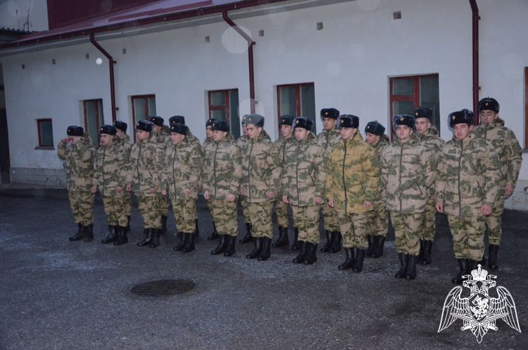 Новобранцы из Кабардино-Балкарии отправились на службу в воинские части Росгвардии