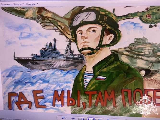 СОТРУДНИКИ РОСГВАРДИИ ПРОВЕЛИ УРОК МУЖЕСТВА ДЛЯ УЧАЩИХСЯ ОДНОЙ ИЗ ШКОЛ НАЛЬЧИКА