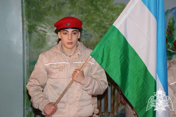 В Кабардино-Балкарии офицер Росгвардии приняла участие в мероприятии, приуроченном ко Дню кадета России