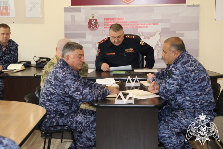 В Управлении Росгвардии по Кабардино-Балкарской Республике прошло заседание Оперативного штаба