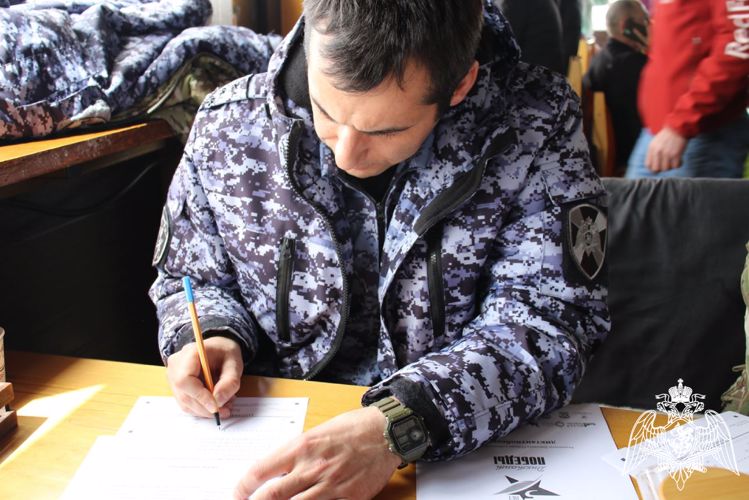 Росгвардейцы Кабардино-Балкарии приняли участие в международной акции «Диктант Победы»