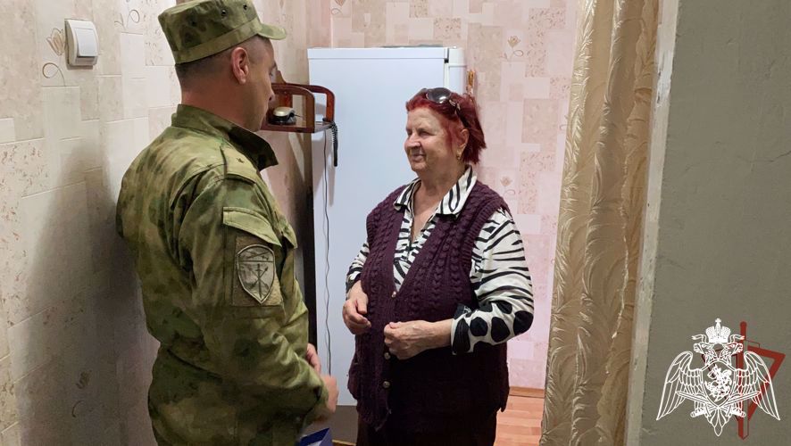 В Кабардино-Балкарии росгвардейцы присоединились к акции «Парад у дома Ветерана»