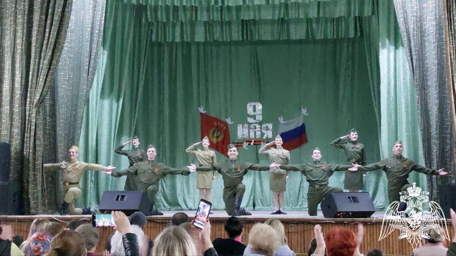 Ансамбль Северо-Кавказского округа Росгвардии выступил в станице Александровской