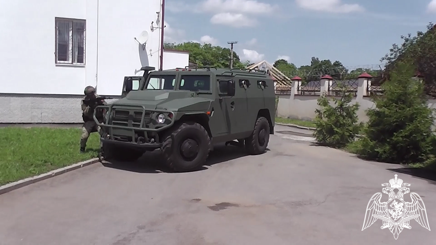 Росгвардейцы Кабардино-Балкарии приняли участие в  тактико-специальных занятиях