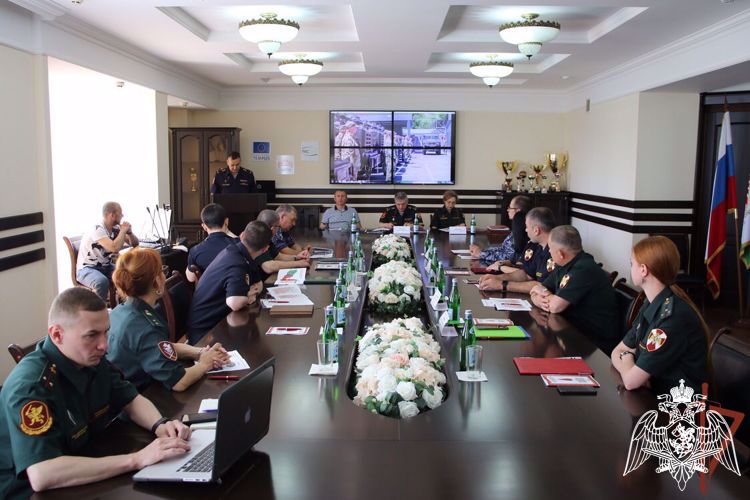 СБОР С НАЧАЛЬНИКАМИ ПРЕСС-СЛУЖБ ПРОХОДИТ В СЕВЕРО-КАВКАЗСКОМ ОКРУГЕ РОСГВАРДИИ