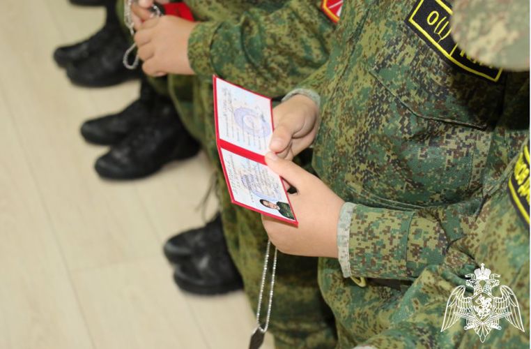 Росгвардейцы Кабардино-Балкарии приняли присягу у  кадетов