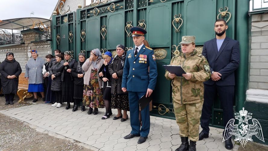 Увековечена память погибшего военнослужащего Росгвардии в Кабардино-Балкарии