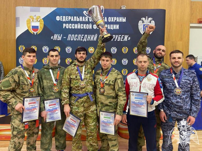 Росгвардеец из Кабардино-Балкарии одержал победу на соревнованиях по служебному единоборству среди правоохранительных структур