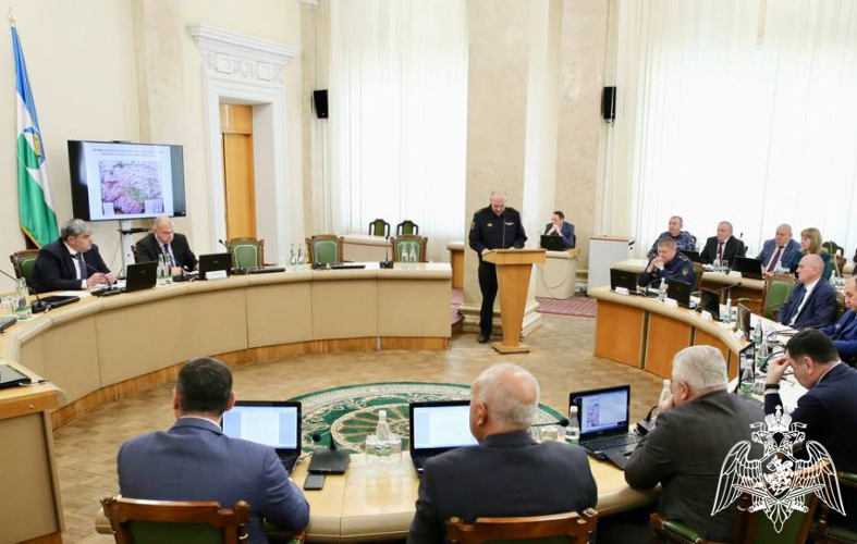 Офицер Росгвардии принял участие в заседании антинаркотической  комиссии Кабардино-Балкарии