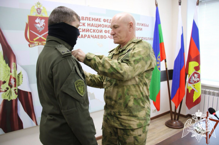 НАЧАЛЬНИКУ УПРАВЛЕНИЯ РОСГВАРДИИ ПО КАБАРДИНО-БАЛКАРСКОЙ РЕСПУБЛИКЕ ПРИСВОЕНО ЗВАНИЕ ГЕНЕРАЛ-МАЙОРА ПОЛИЦИИ