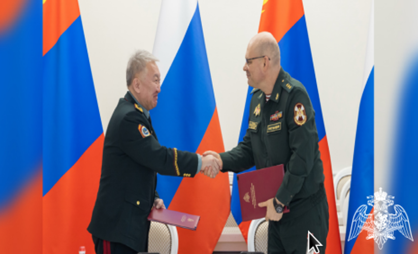 Генерал-полковник Олег Плохой подписал меморандум о взаимопонимании между Росгвардией и внутренними войсками Монголии
