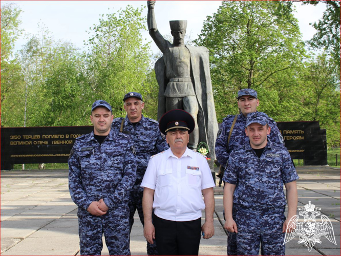 Росгвардейцы продолжают акцию  «На страже памяти» в Кабардино-Балкарии