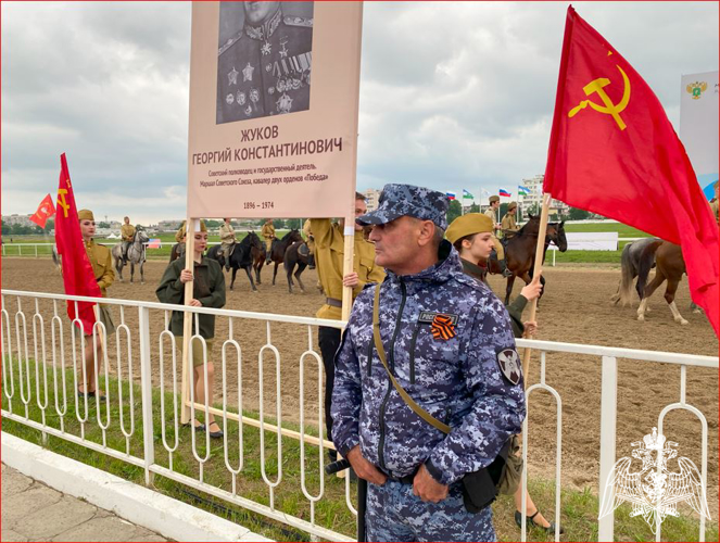 СОТРУДНИКИ РОСГВАРДИИ В КАБАРДИНО-БАЛКАРИИ ОБЕСПЕЧИЛИ БЕЗОПАСНОСТЬ МЕРОПРИЯТИЯ, ПРИУРОЧЕННОГО КО ДНЮ ПОБЕДЫ