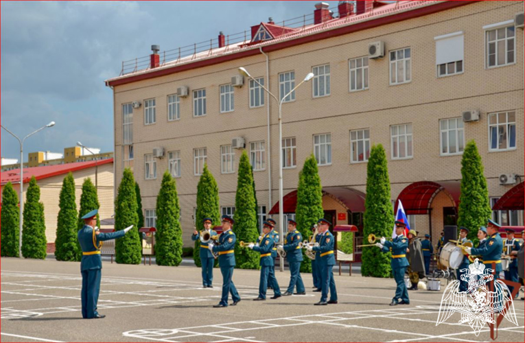 Оркестр воинской части с дислокацией в п.Звездный принимает участие в смотр-конкурсе военных оркестров Северо-Кавказского округа Росгвардии