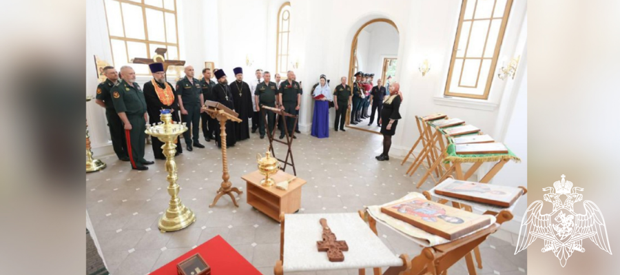 Уникальные православные реликвии переданы в Главный военный клинический госпиталь Росгвардии 