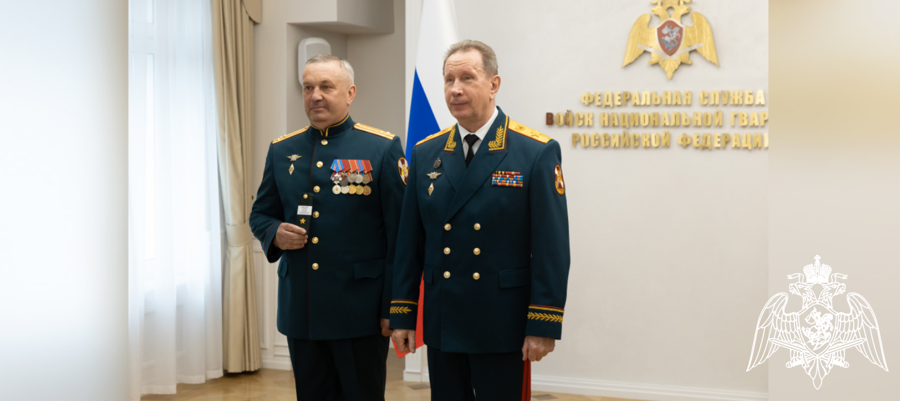 Генерал армии Виктор Золотов поздравил военнослужащих и сотрудников Росгвардии с присвоением званий высших офицеров и специальных званий высшего начальствующего состава         
