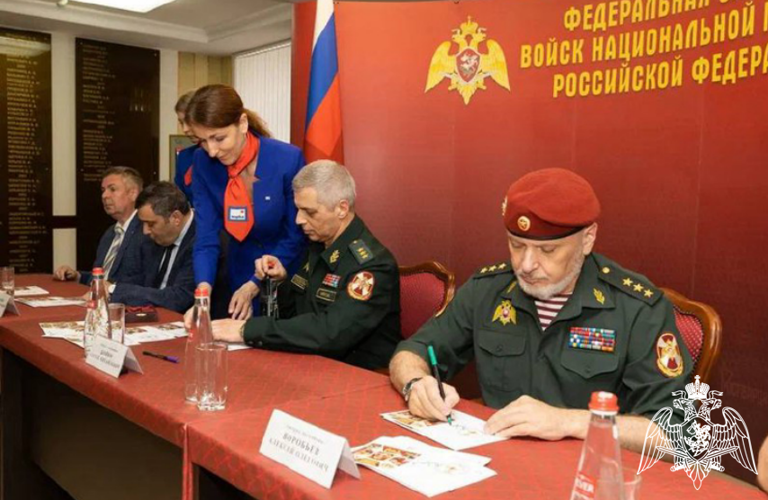 В Росгвардии в преддверии 100-летия дивизии имени Ф.Э. Дзержинского состоялось торжественное гашение почтовых марок       
