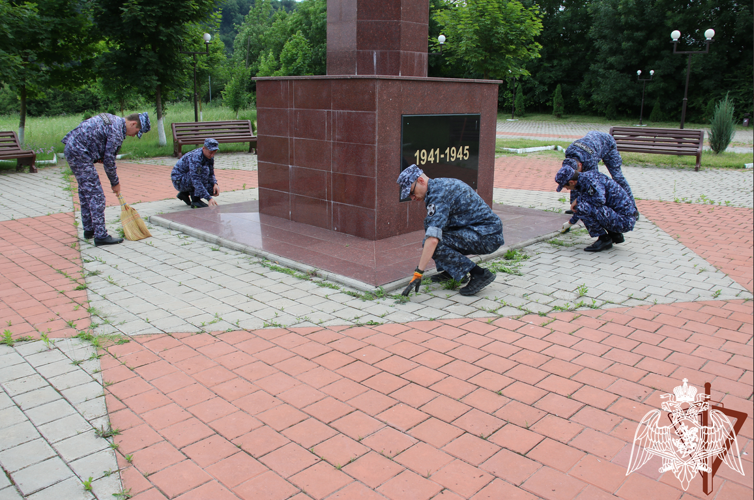 Росгвардейцы в Кабардино-Балкарии продолжают участвовать в акции «На страже памяти»