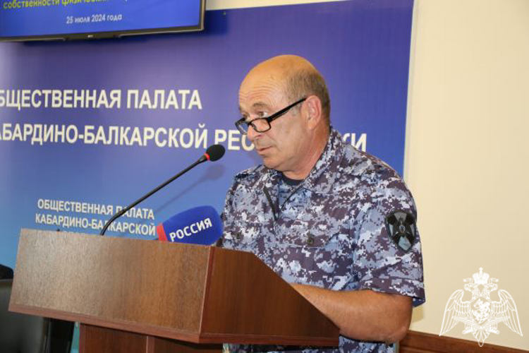 Офицеры Росгвардии в Кабардино-Балкарии приняли участие в заседании оперативного штаба
