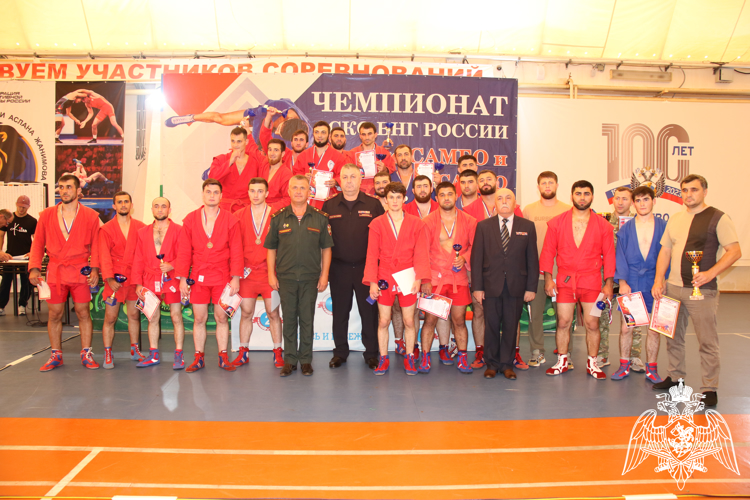 Чемпионат Северо-Кавказского округа Росгвардии по самбо состоялся в Кабардино-Балкарии