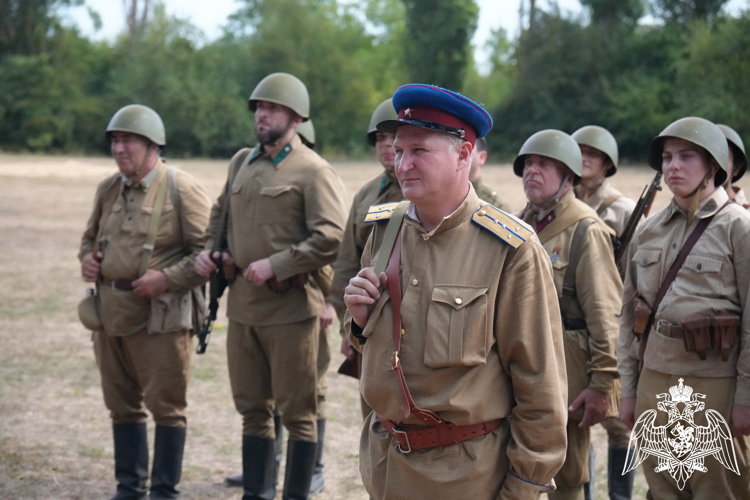 В Кабардино-Балкарии росгвардейцы приняли участие в военно-исторической реконструкции «Победа будет за нами!»