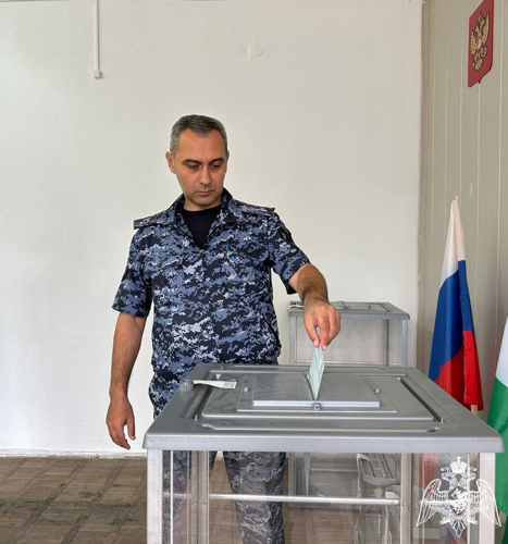 Росгвардейцы приняли участие в Едином дне голосования в Кабардино-Балкарии