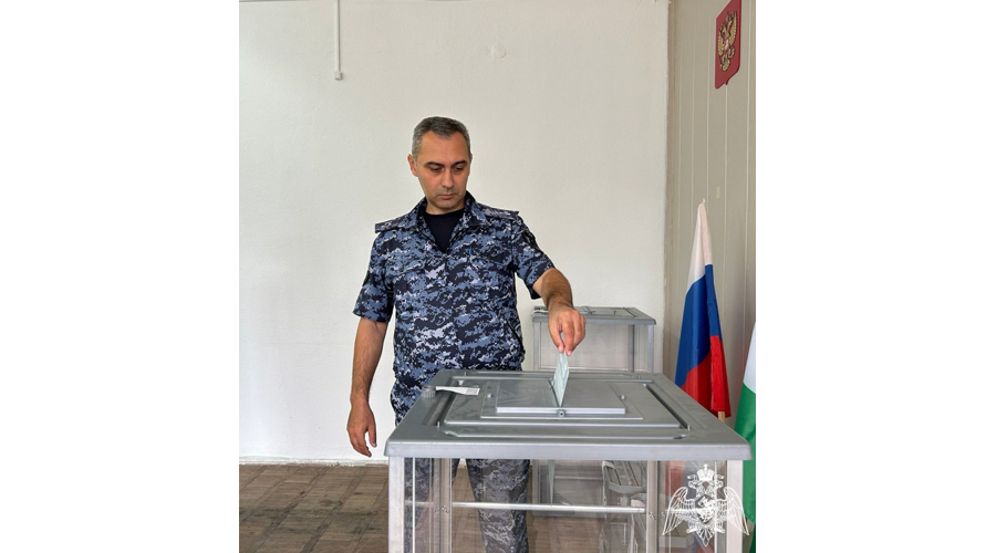 Росгвардейцы приняли участие в Едином дне голосования в Кабардино-Балкарии