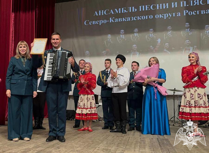 Концерт ансамбля песни и пляски Северо-Кавказского ордена Жукова округа Росгвардии состоялся в Кабардино-Балкарии