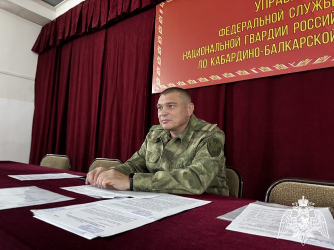 В Кабардино-Балкарии состоялся сбор со специалистами организационно-строевых подразделений Северо-Кавказского ордена Жукова округа Росгвардии