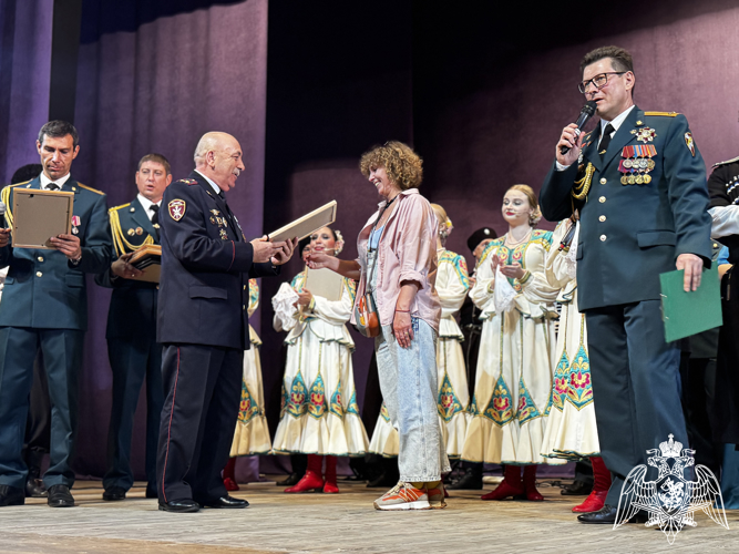 Ансамбль песни и пляски северо-Кавказского ордена Жукова округа Росгвардии выступил в Кабардино-Балкарии 