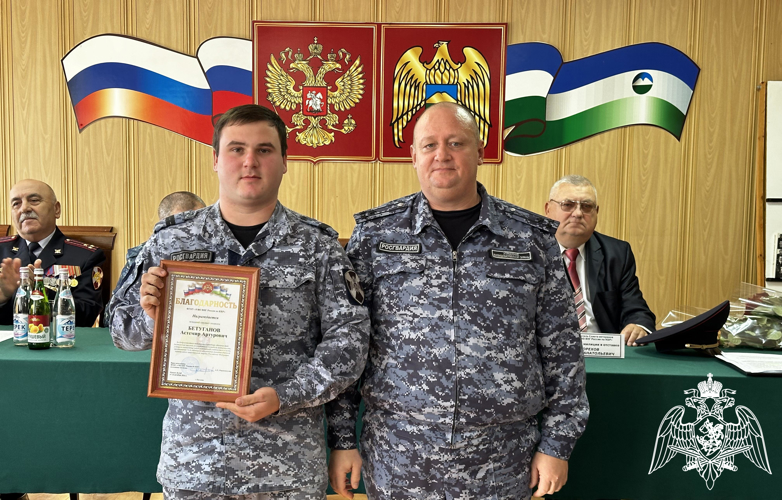 В Кабардино-Балкарии поздравили сотрудников вневедомственной охраны Росгвардии с профессиональным праздником
