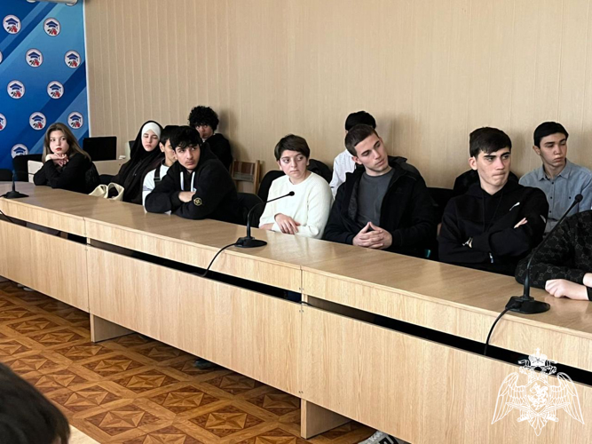 Представитель Росгвардии встретился со студентами Кабардино-Балкарии