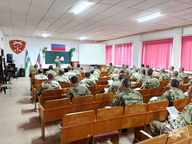 Военнослужащие Росгвардии приняли участие в международной акции «Географический диктант»