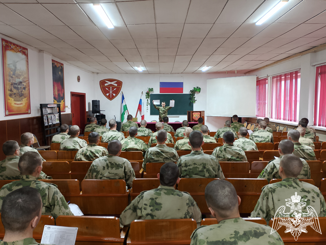 Военнослужащие Росгвардии приняли участие в международной акции «Географический диктант»