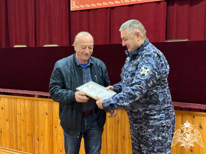 Мероприятие ко Дню ветеранов войск правопорядка прошло в Кабардино-Балкарии