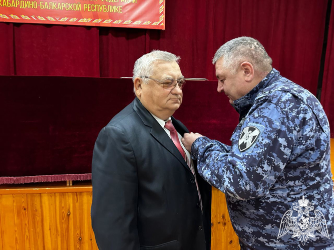Мероприятие ко Дню ветеранов войск правопорядка прошло в Кабардино-Балкарии