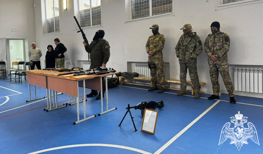 Росгвардейцы провели урок Мужества для школьников Кабардино-Балкарии