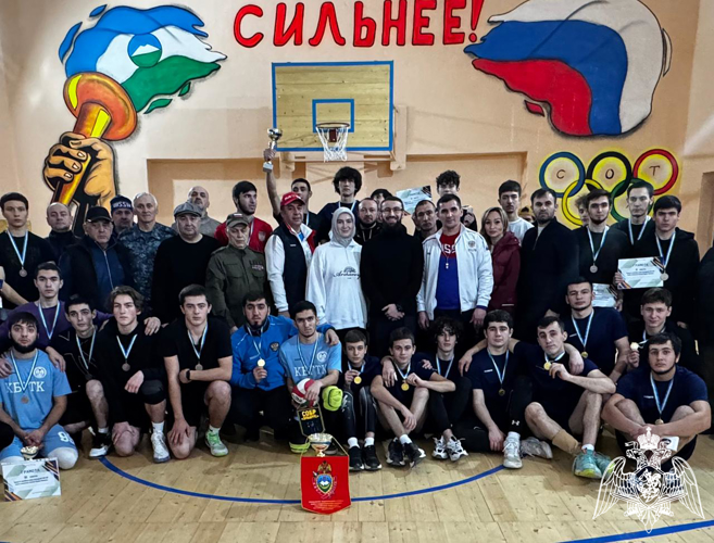 Турнир по волейболу памяти ОФИЦЕРА СОБР Росгвардии прошел в Кабардино-Балкарии