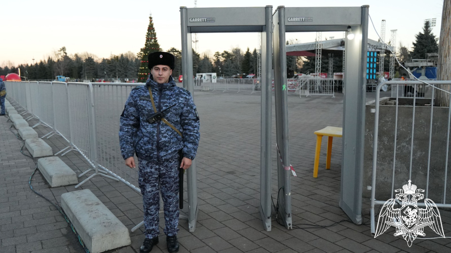 Росгвардейцы Кабардино -Балкарии обеспечили безопасность в новогоднюю ночь