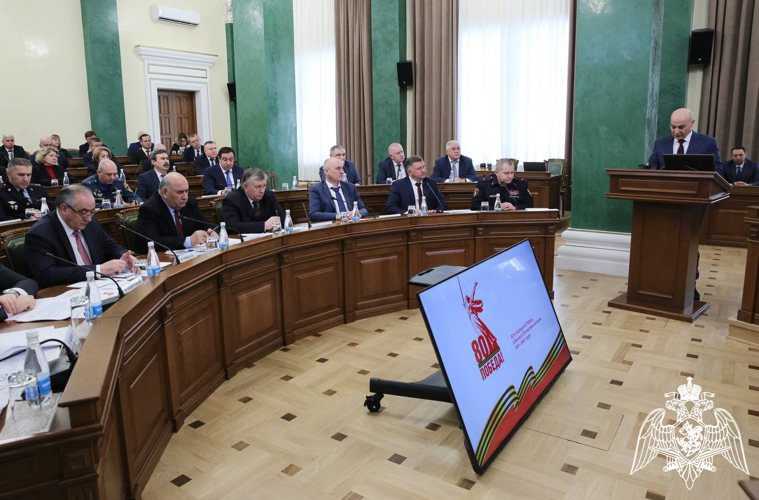 Начальник Управления Росгвардии по Кабардино-Балкарской Республике принял участие в заседании оргкомитета по подготовке к празднованию 80-летия Великой Победы