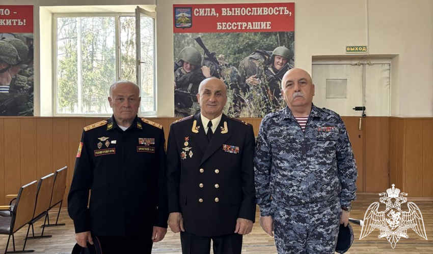В Нальчике представители Росгвардии приняли участие в патриотическом мероприятии