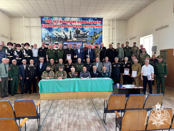 В Нальчике представители Росгвардии приняли участие в патриотическом мероприятии