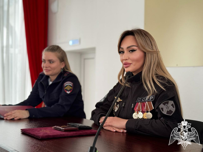 Представители Росгвардии Кабардино-Балкарской Республики встретились со слушателями